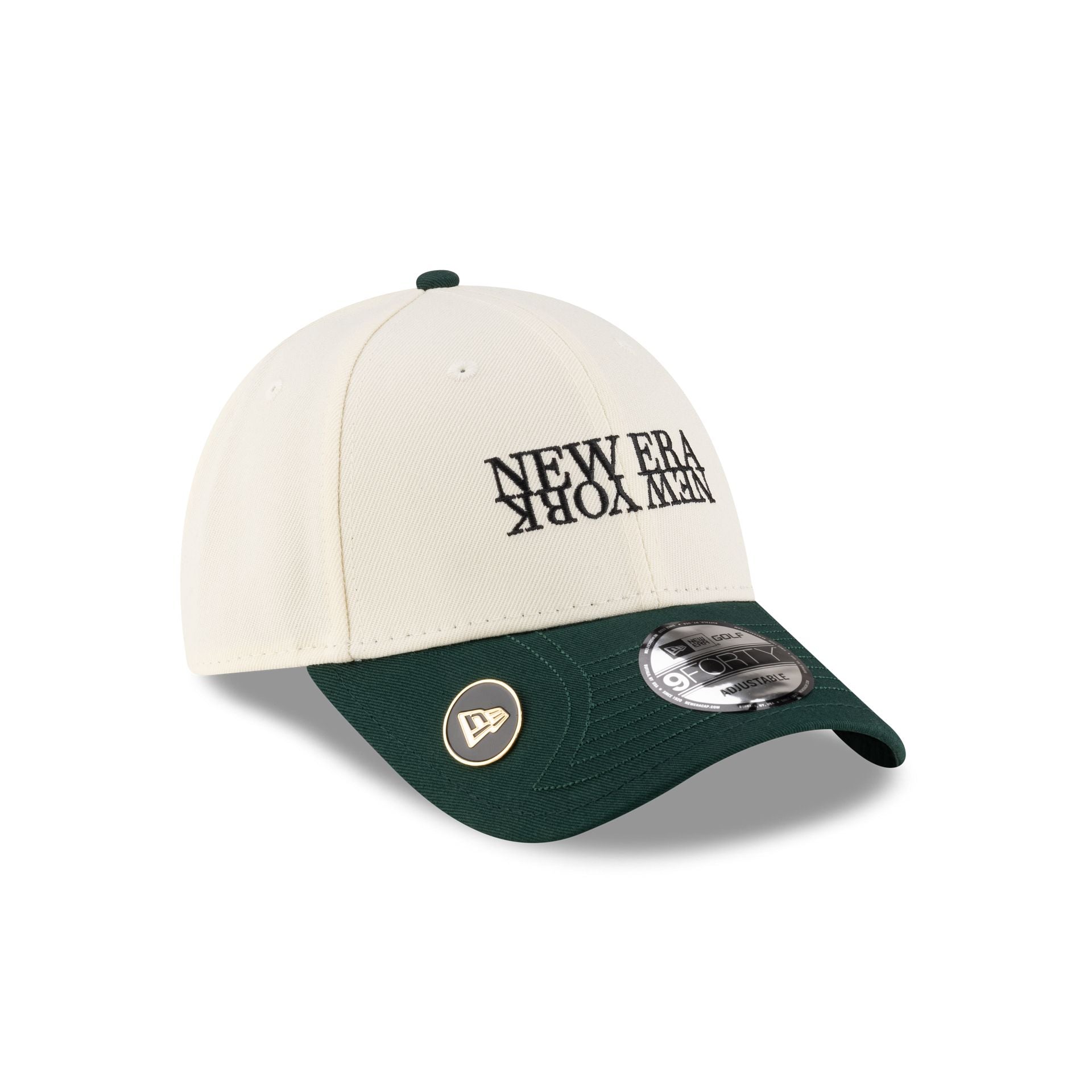 New Era Cap Two-Tone Ballmarker Green 9FORTY Adjustable Hat