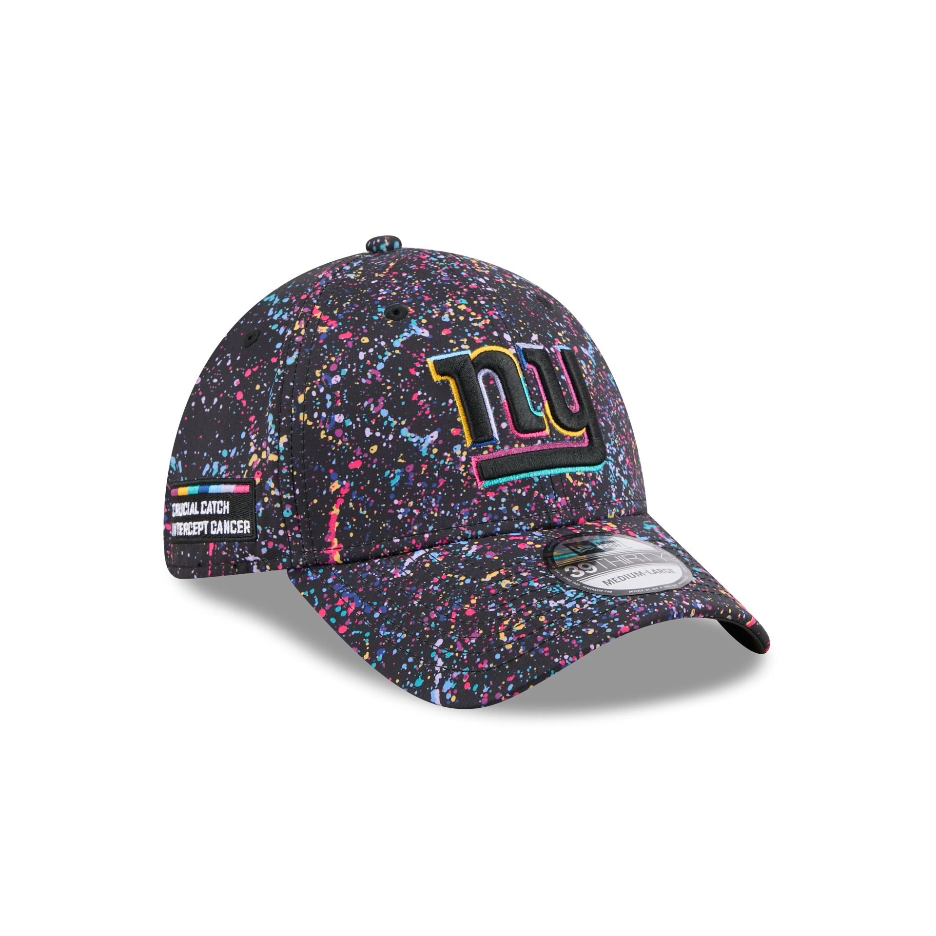 New York Giants 2025 Crucial Catch 39THIRTY Stretch Fit Hat