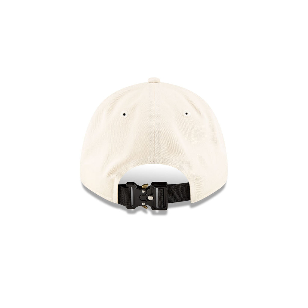 New Era Cap Metal Buckle Ivory 9FORTY Unstructured Adjustable Hat