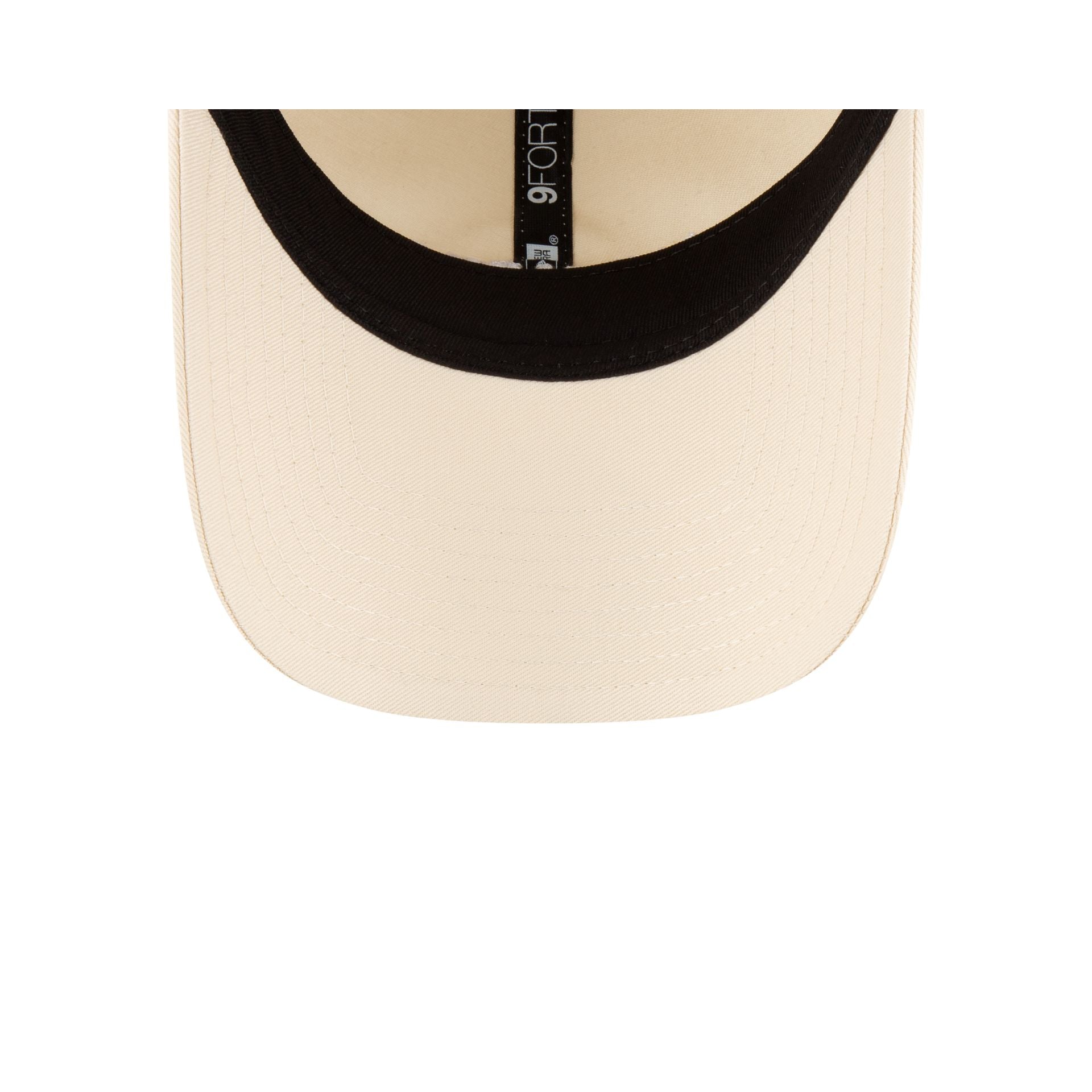 New Era Cap Metal Buckle Ivory 9FORTY Unstructured Adjustable Hat