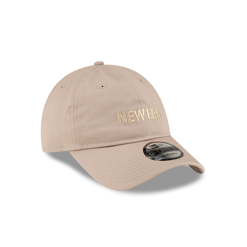 New Era Cap Metal Buckle Tan 9FORTY Unstructured Adjustable Hat