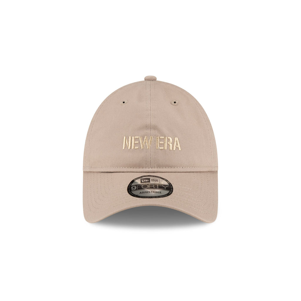 New Era Cap Metal Buckle Tan 9FORTY Unstructured Adjustable Hat