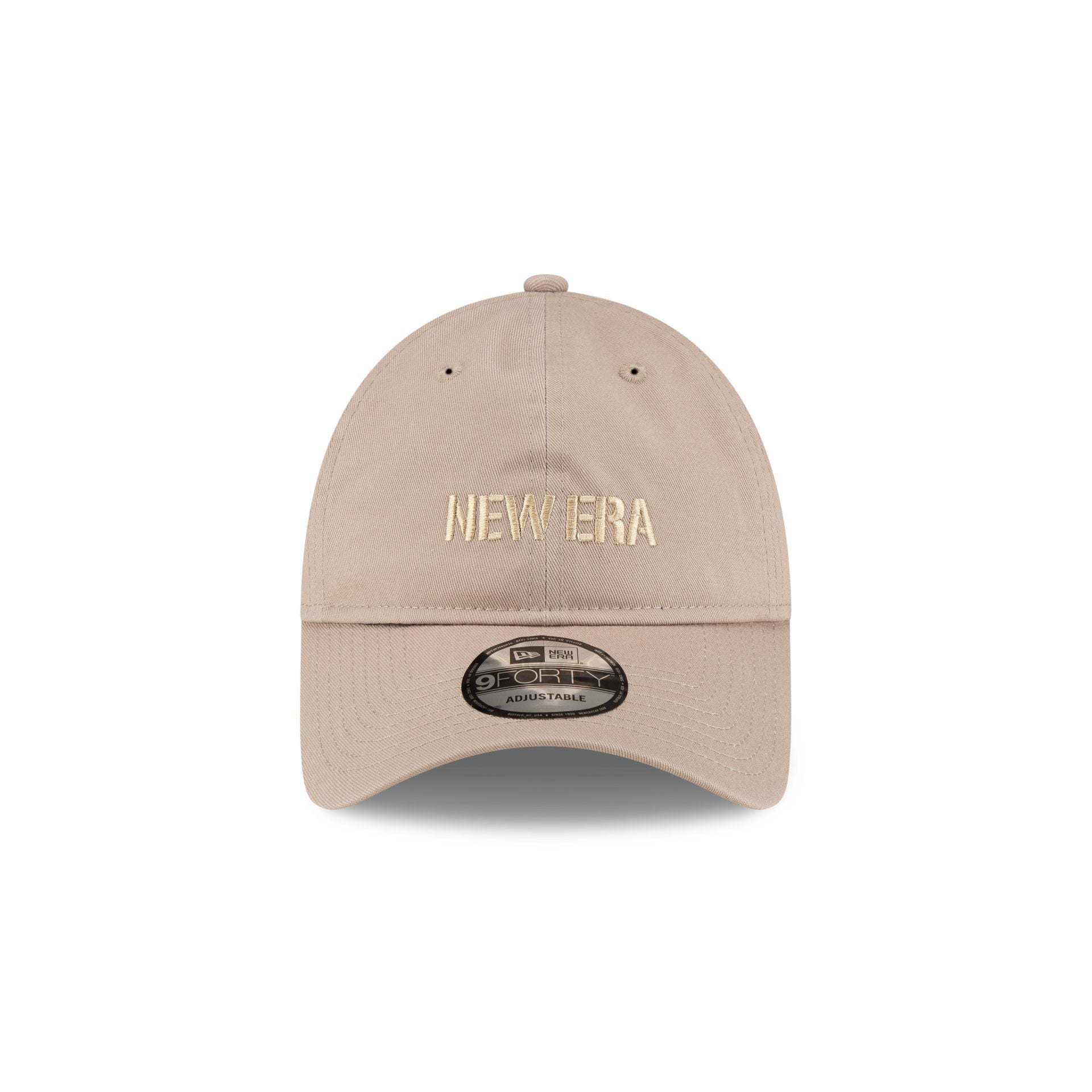 New Era Cap Metal Buckle Tan 9FORTY Unstructured Adjustable Hat