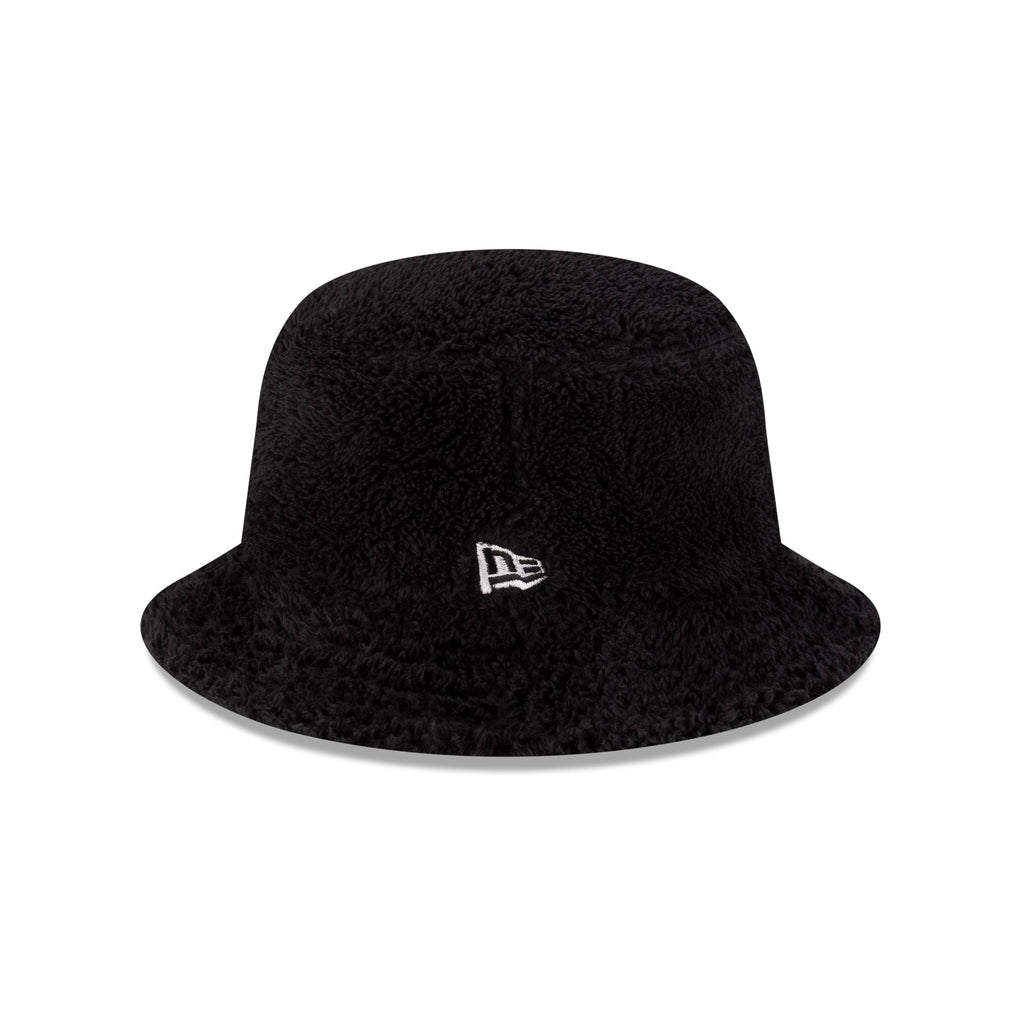 New Era Cap Fleece Black Bucket Hat
