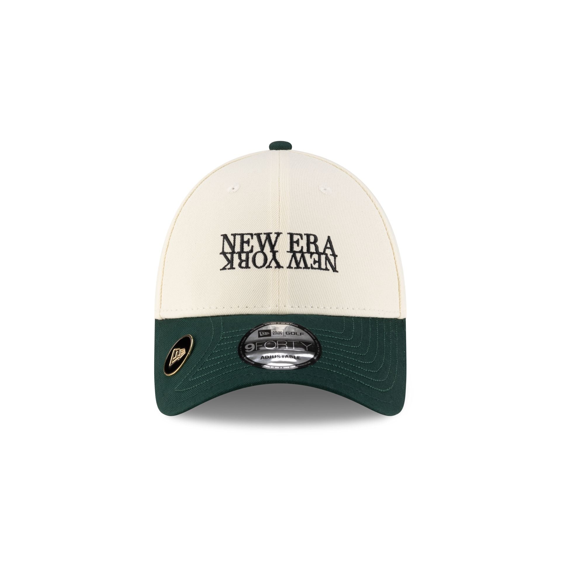 New Era Cap Two-Tone Ballmarker Green 9FORTY Adjustable Hat