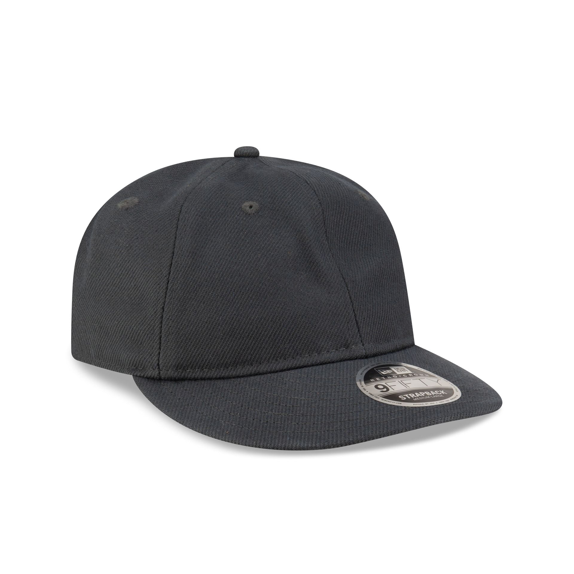 New Era Heavy Twill Dark Gray Retro Crown 9FIFTY Strapback