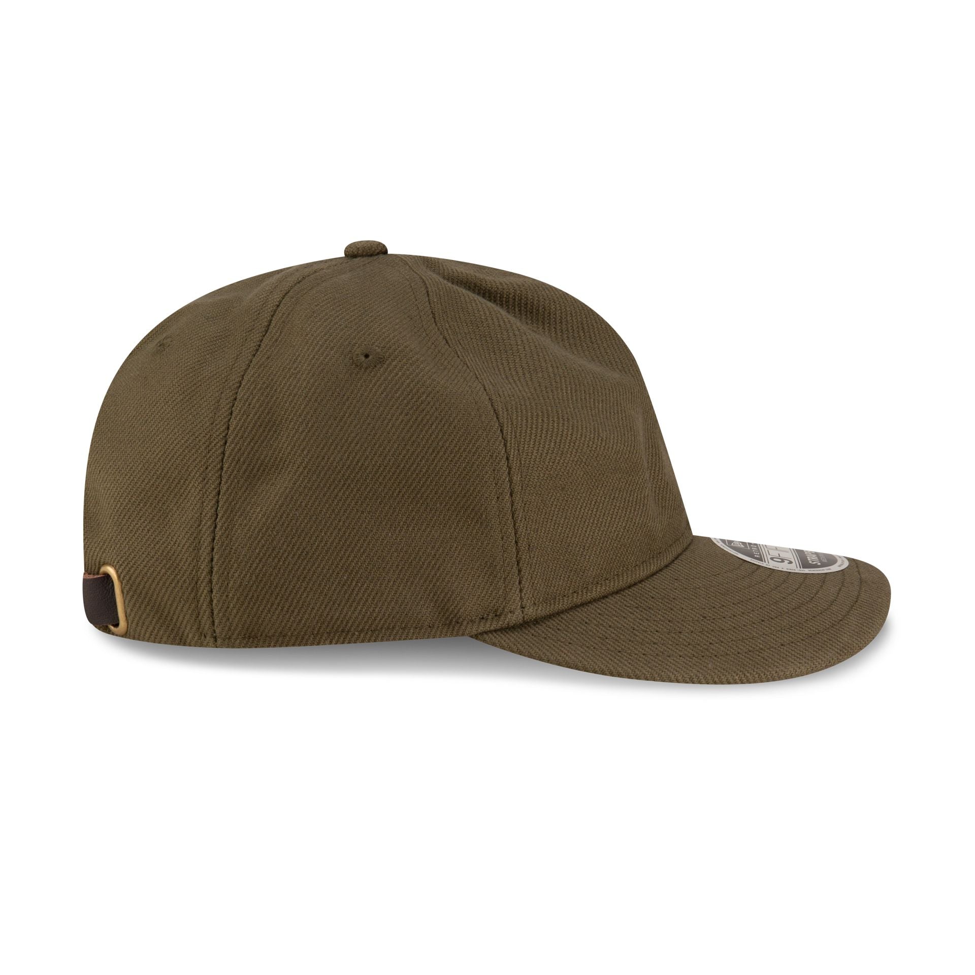 New Era Heavy Twill Olive Green Retro Crown 9FIFTY Strapback