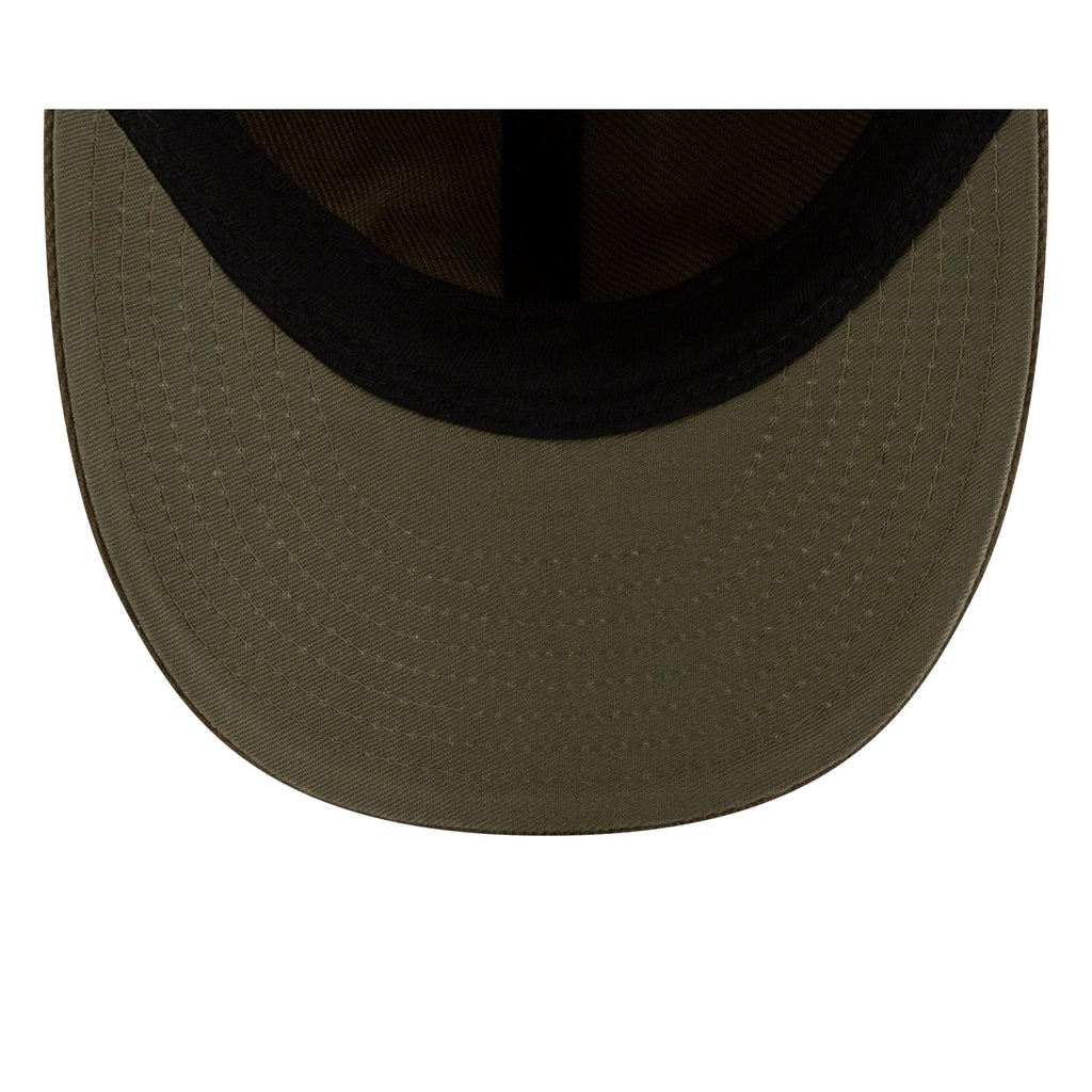 New Era Heavy Twill Olive Green Retro Crown 9FIFTY Strapback