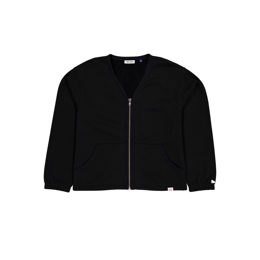 Albright Black Zip Cardigan