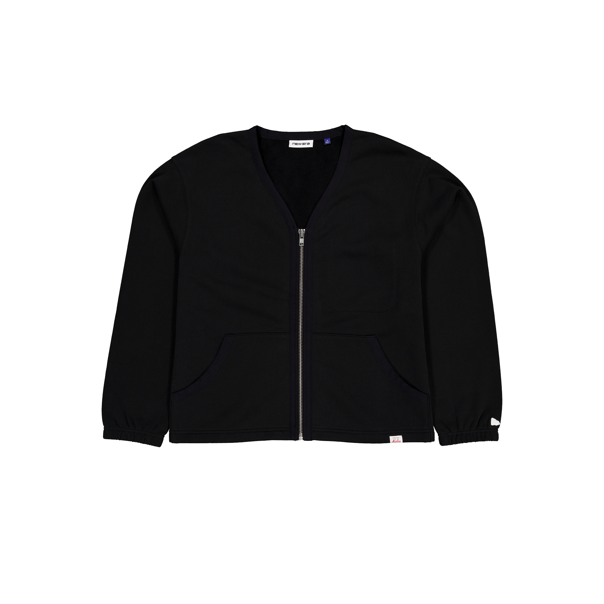 Albright Black Zip Cardigan