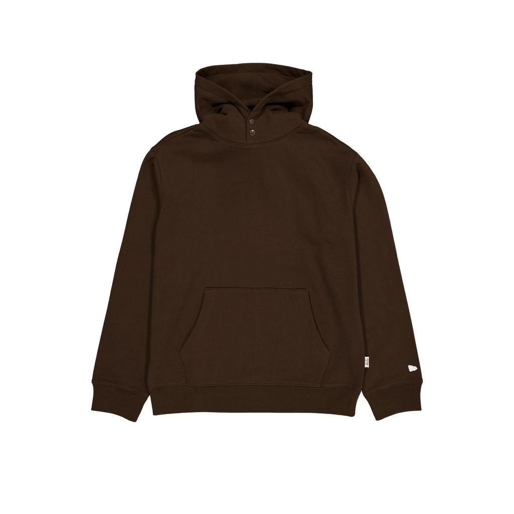Amherst Corporal Walnut Snap Hoodie