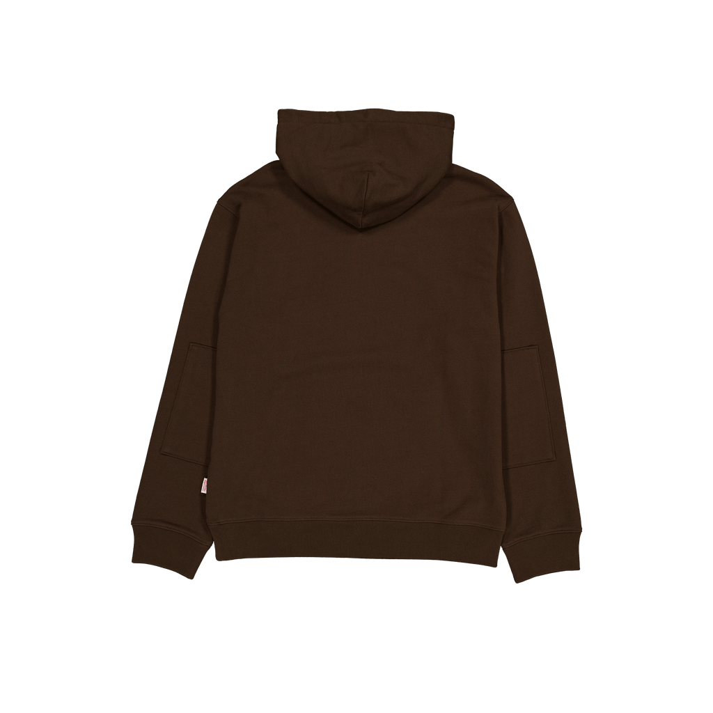Amherst Corporal Walnut Snap Hoodie