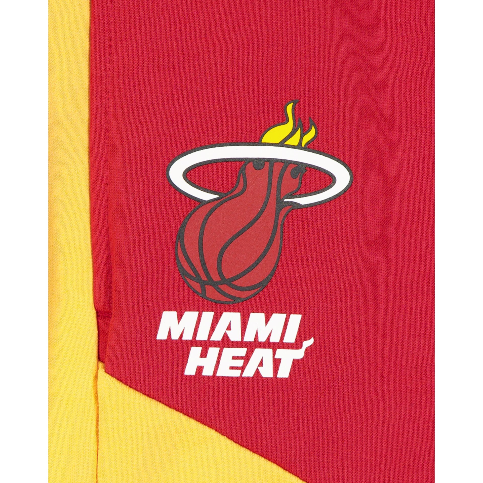 Miami Heat Red Oversized Panel Shorts