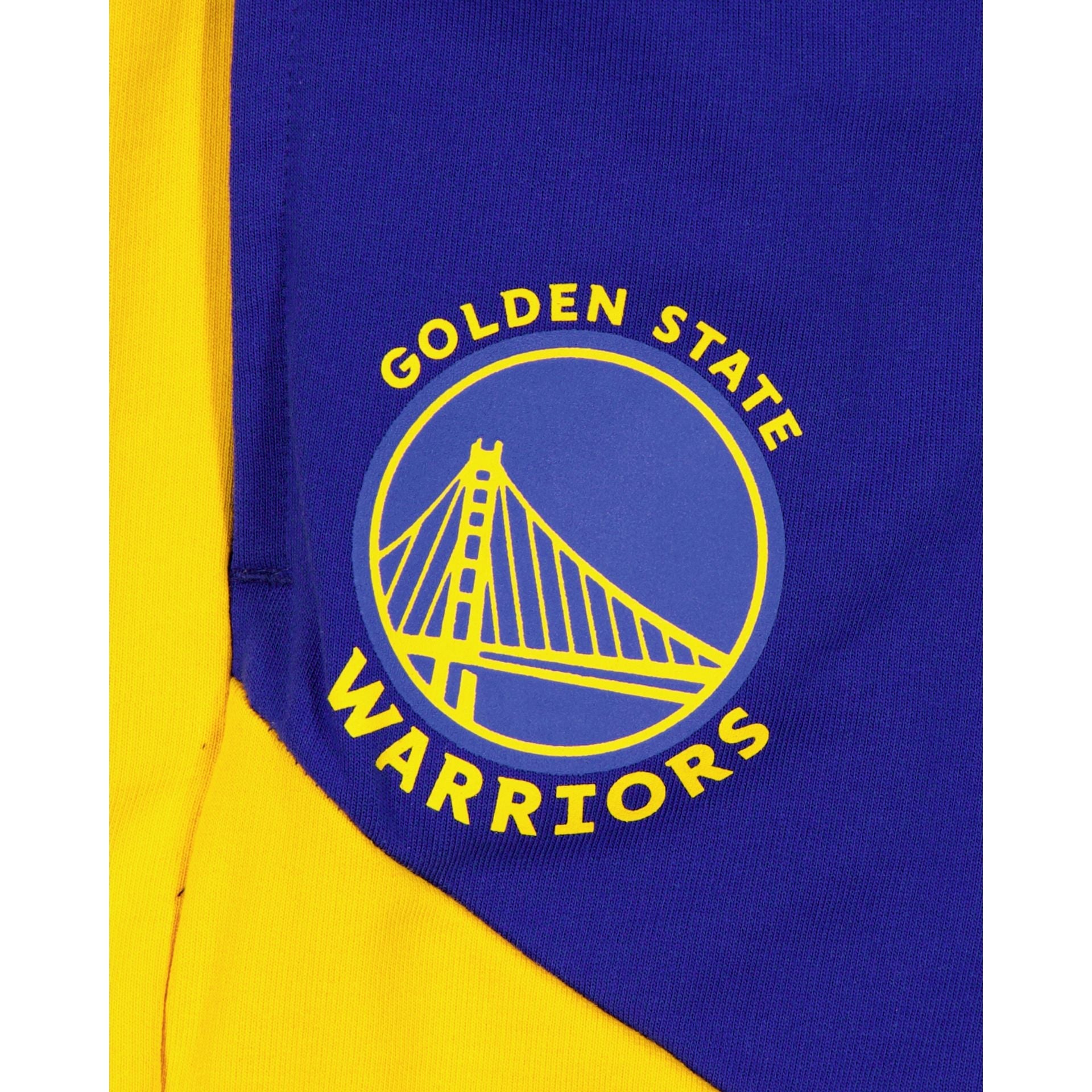 Golden State Warriors Blue Oversized Panel Shorts