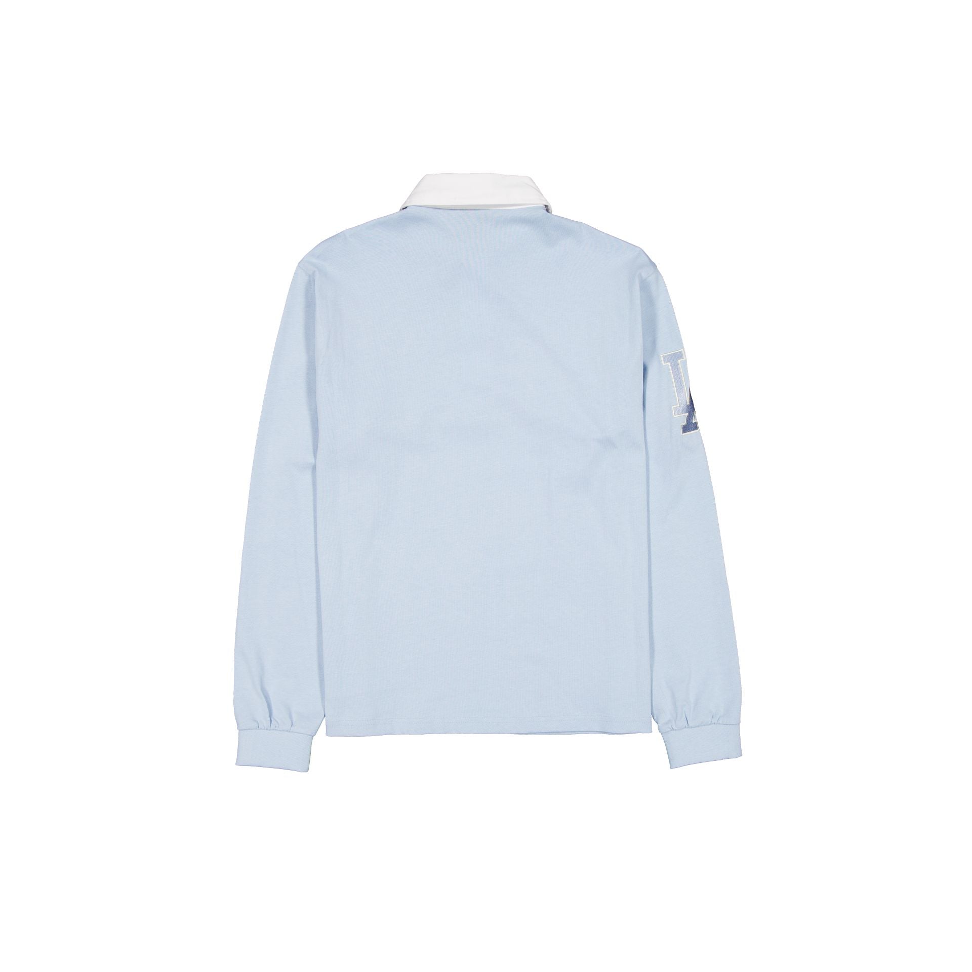 Los Angeles Dodgers Pale Blue Script Long Sleeve Rugby Shirt