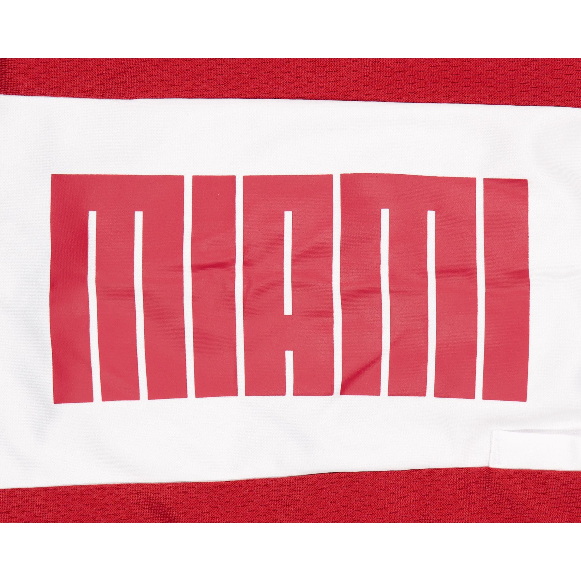 Miami Heat Red Graphic Mesh Shorts