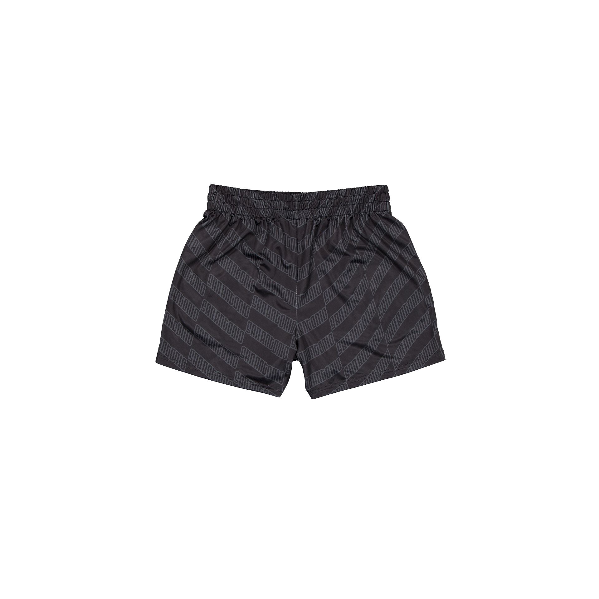 San Antonio Spurs Black All-Over-Print Shorts