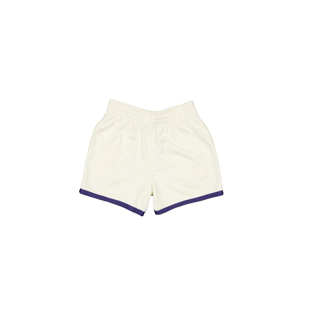 Los Angeles Lakers Off White Logo Shorts