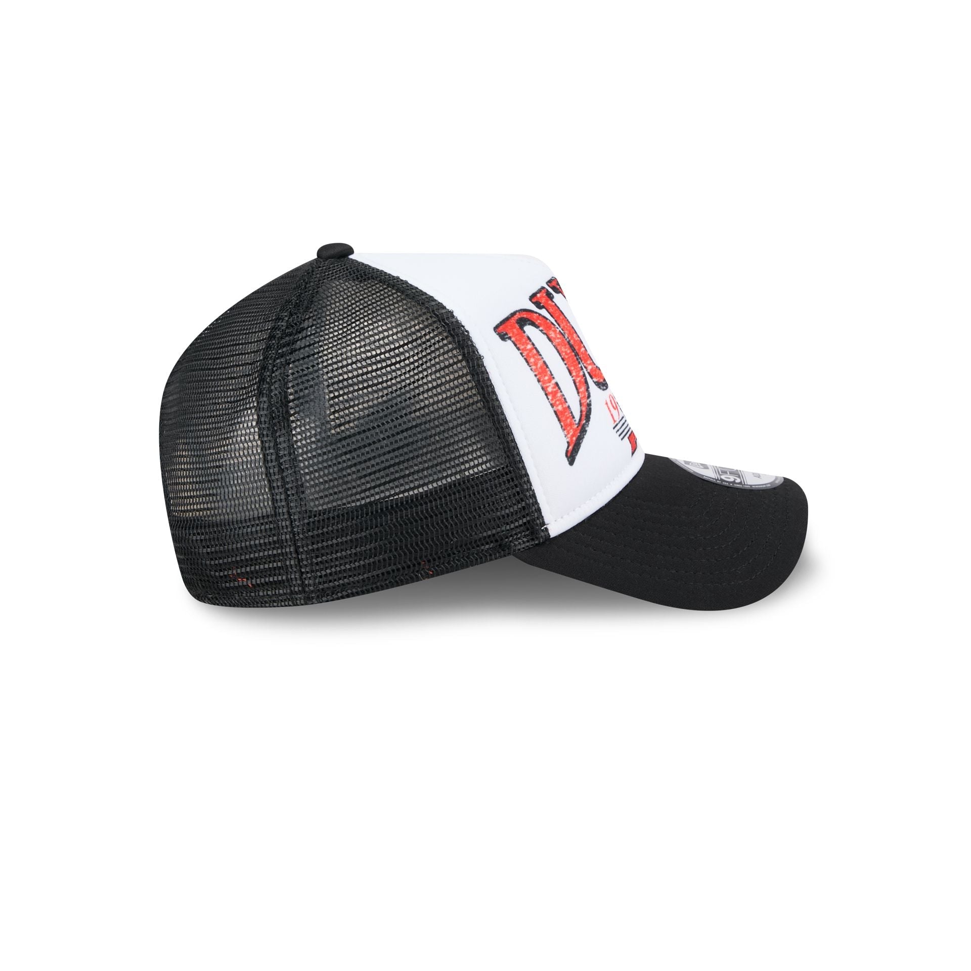 Anaheim Ducks Distressed 9FORTY A-Frame Trucker Hat
