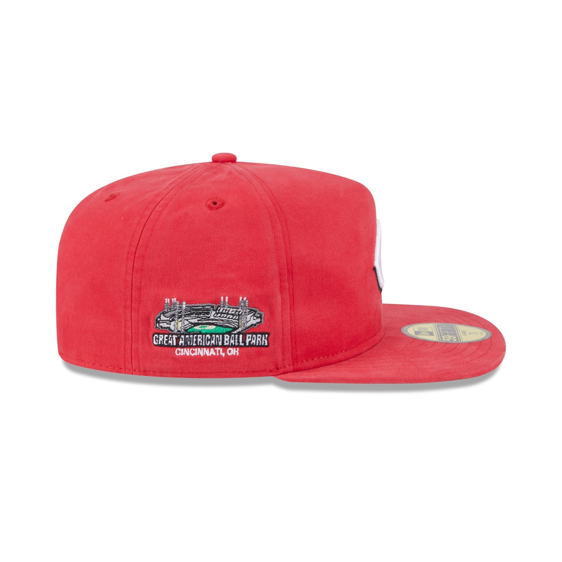 Cincinnati Reds Championship Side Flag 59FIFTY A-Frame Fitted Hat