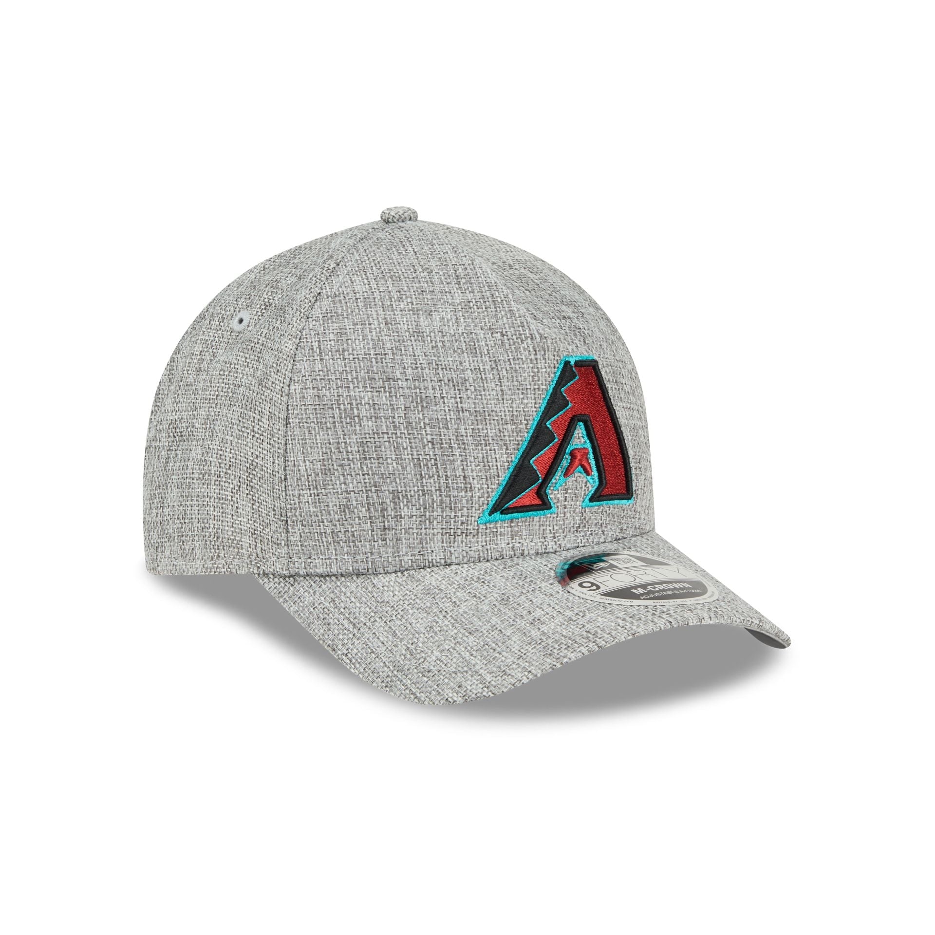 Arizona Diamondbacks Cotton Weave Gray 9FORTY M-Crown A-Frame Snapback Hat