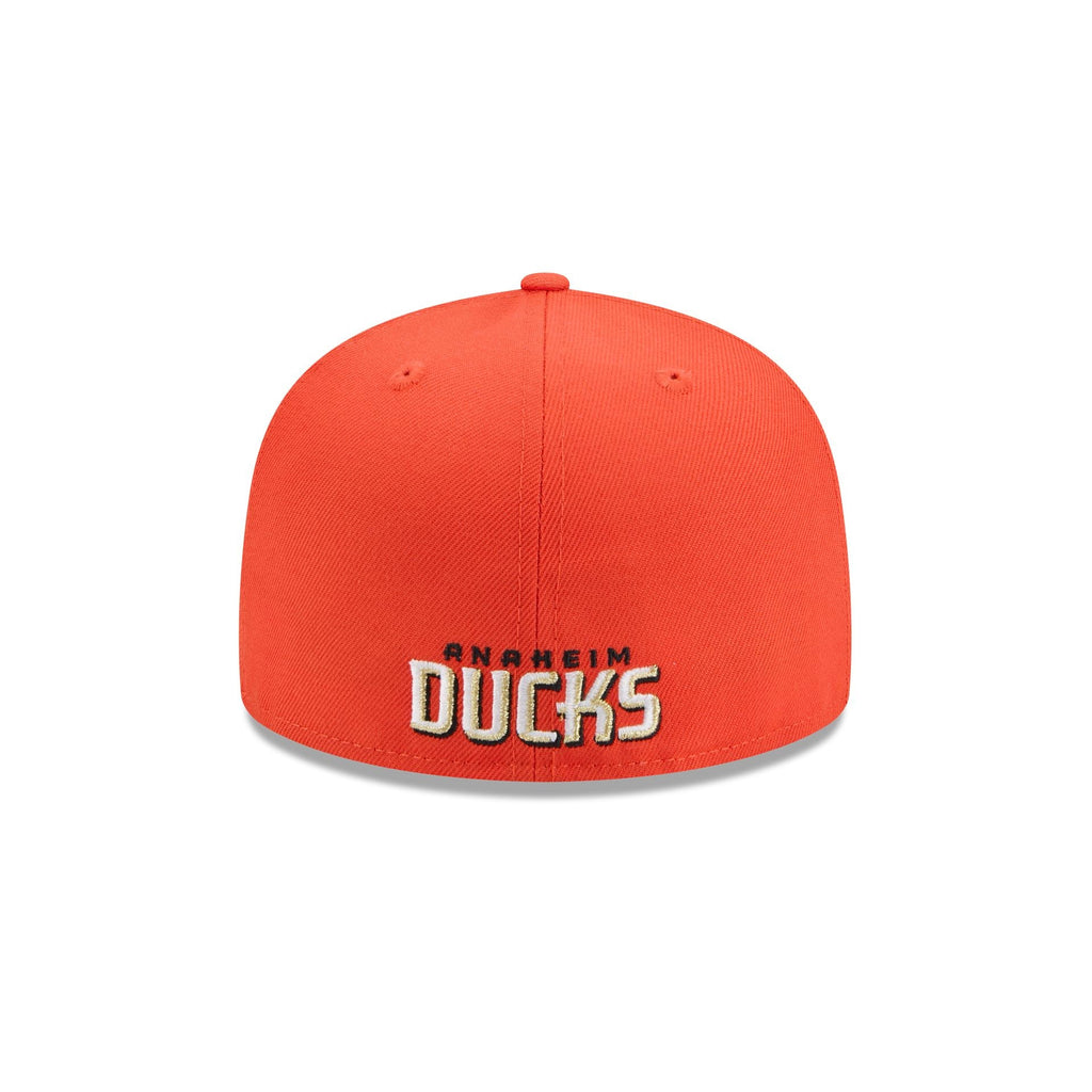 Anaheim Ducks Rear Wordmark 59FIFTY Fitted Hat