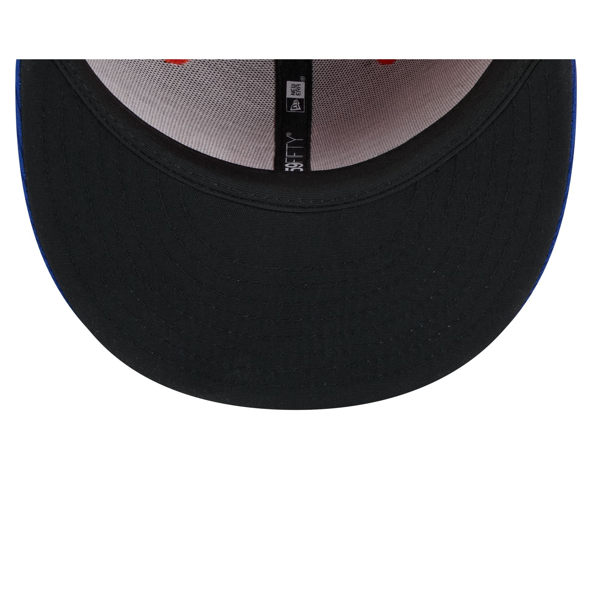 New York Mets 2025 Spring Training Orange 59FIFTY Fitted Hat