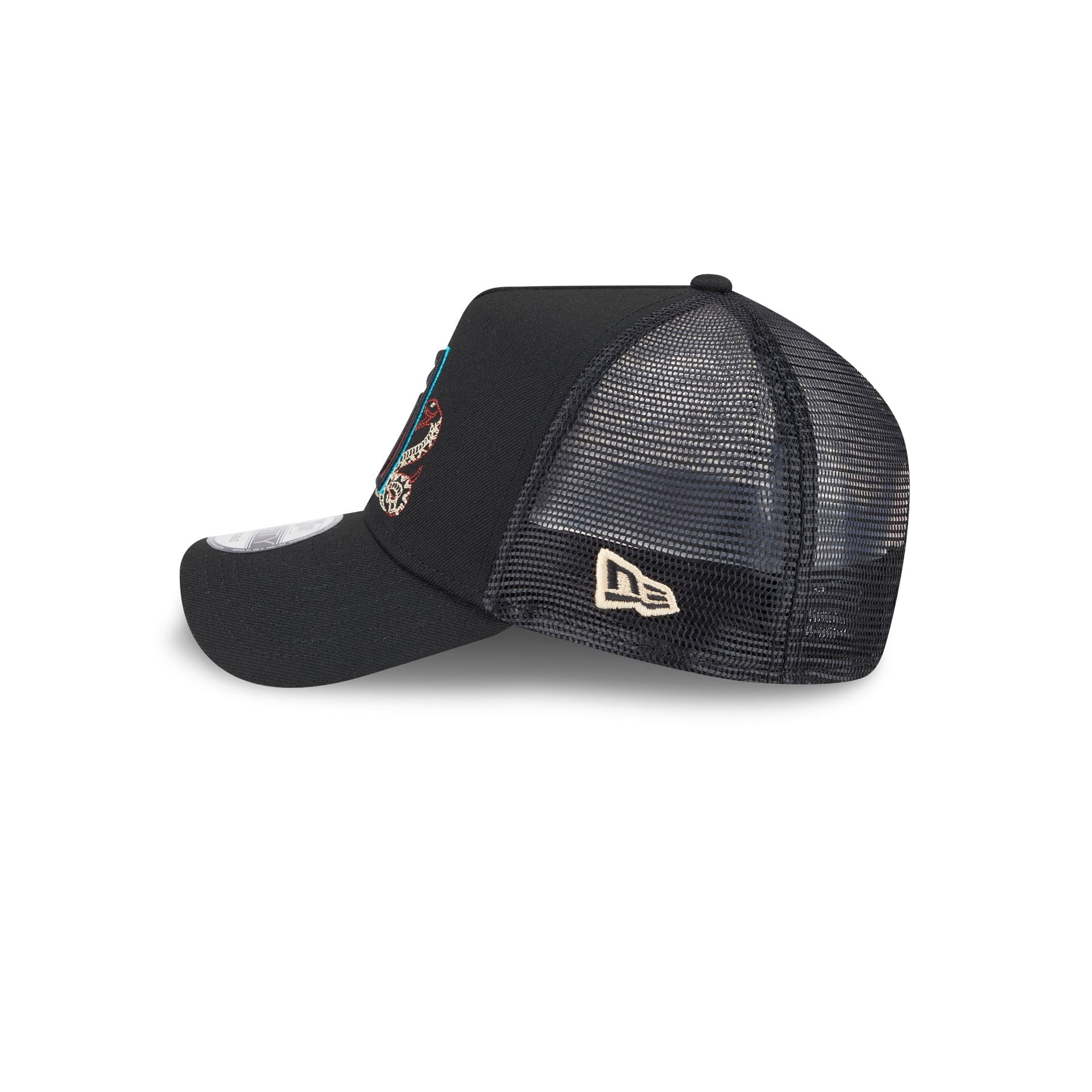 Arizona Diamondbacks State Stitch 9FORTY A-Frame Trucker Hat