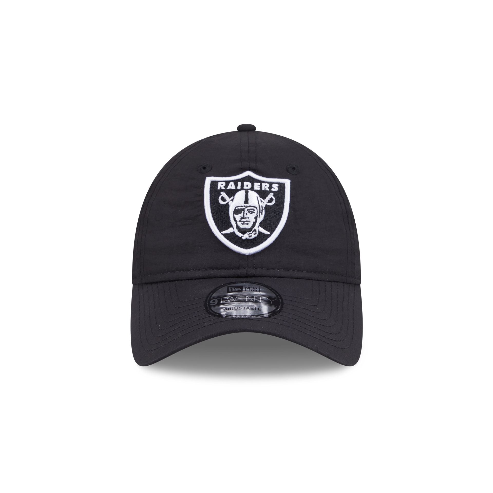 Las Vegas Raiders Everyday Nylon Black 9TWENTY Adjustable Hat