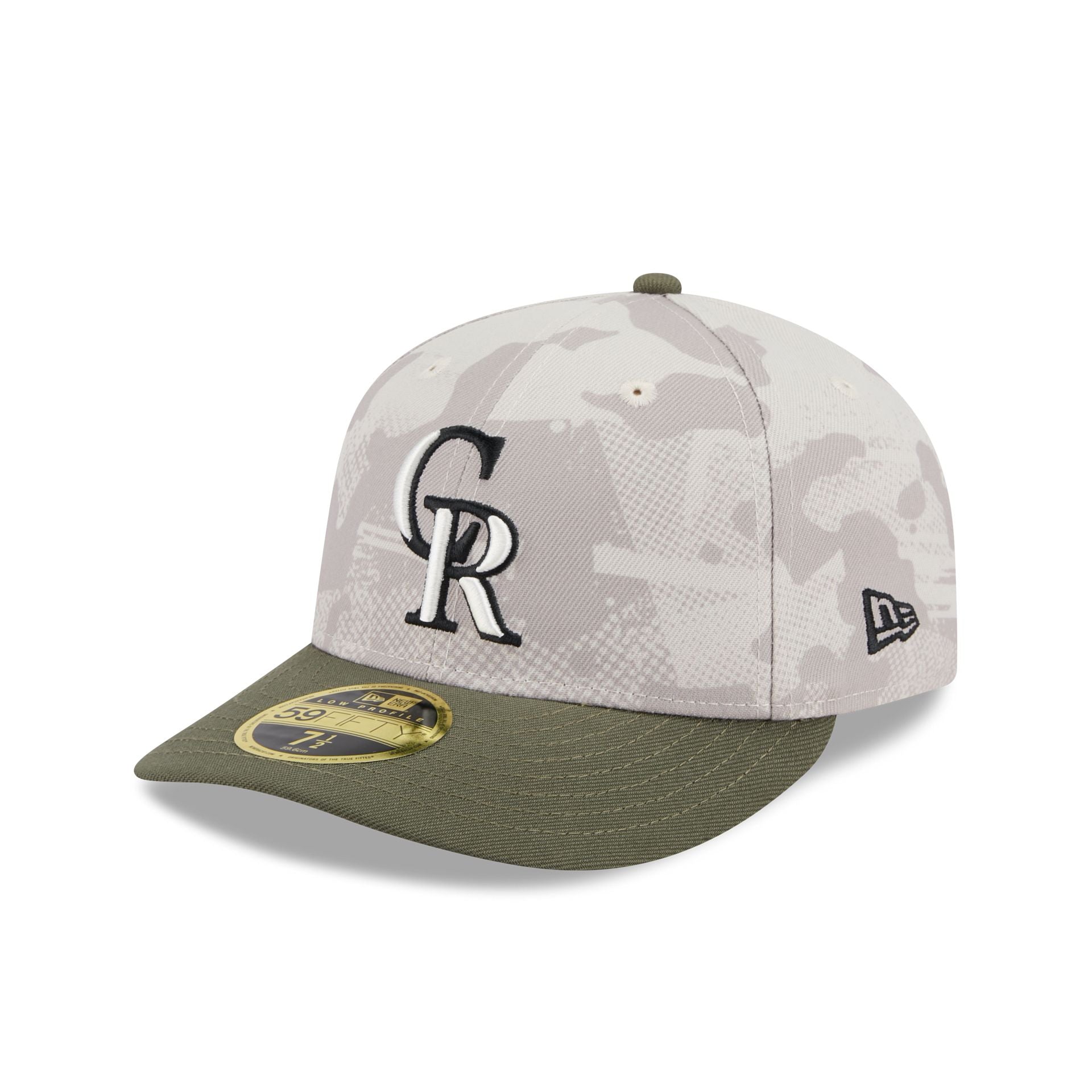 Colorado Rockies Armed Forces Day 2025 Low Profile 59FIFTY Fitted Hat