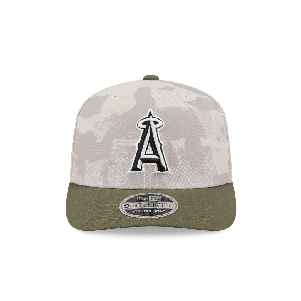 Los Angeles Angels Armed Forces Day 2025 9SEVENTY Trucker Hat