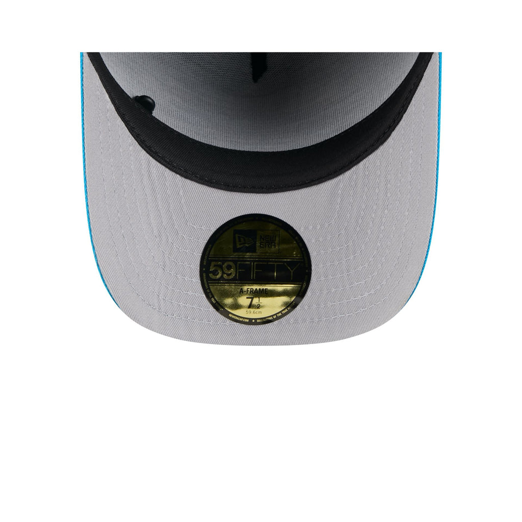 Carolina Panthers 2025 Draft Black 59FIFTY A-Frame Fitted Hat