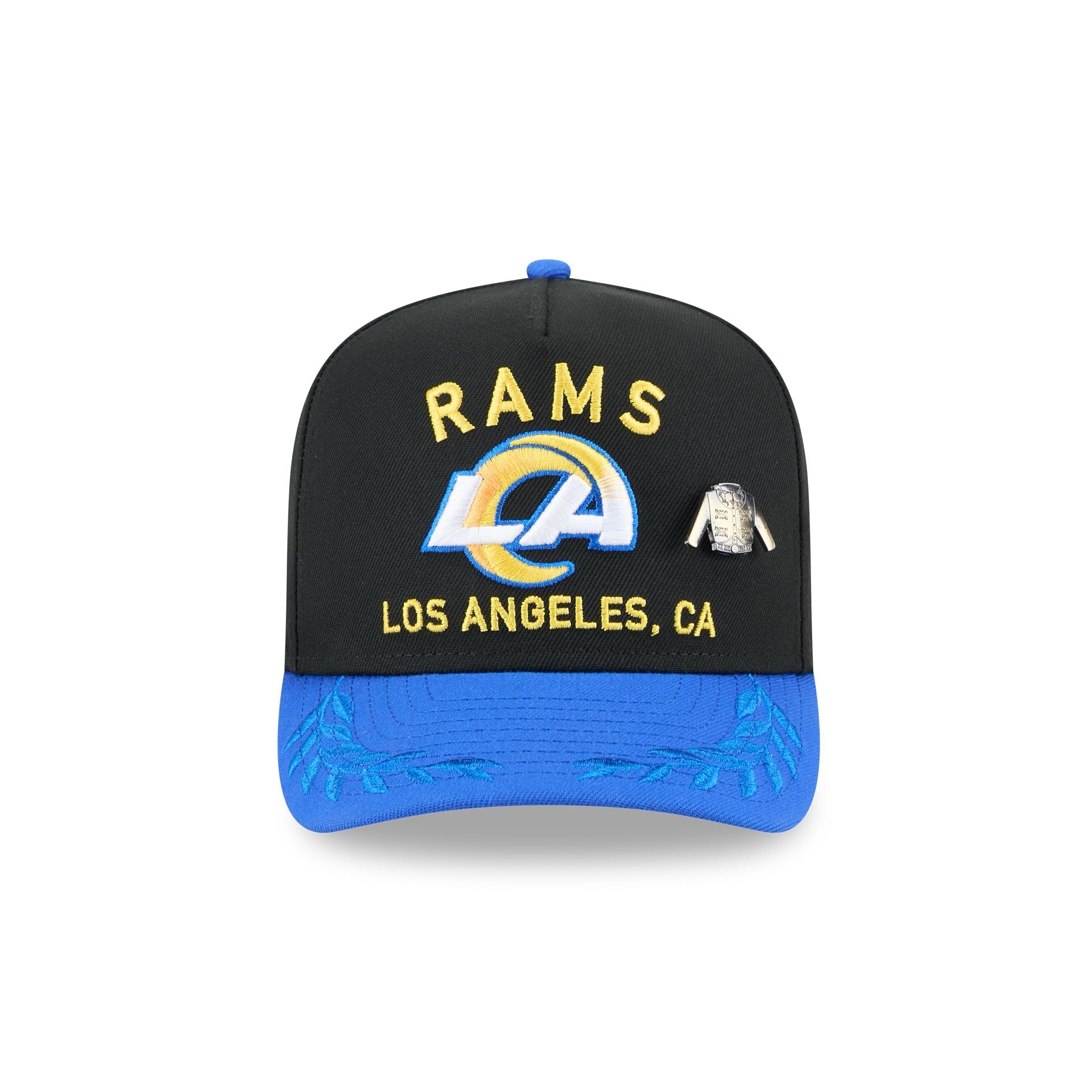 Los Angeles Rams 2025 Draft Black 59FIFTY A-Frame Fitted Hat