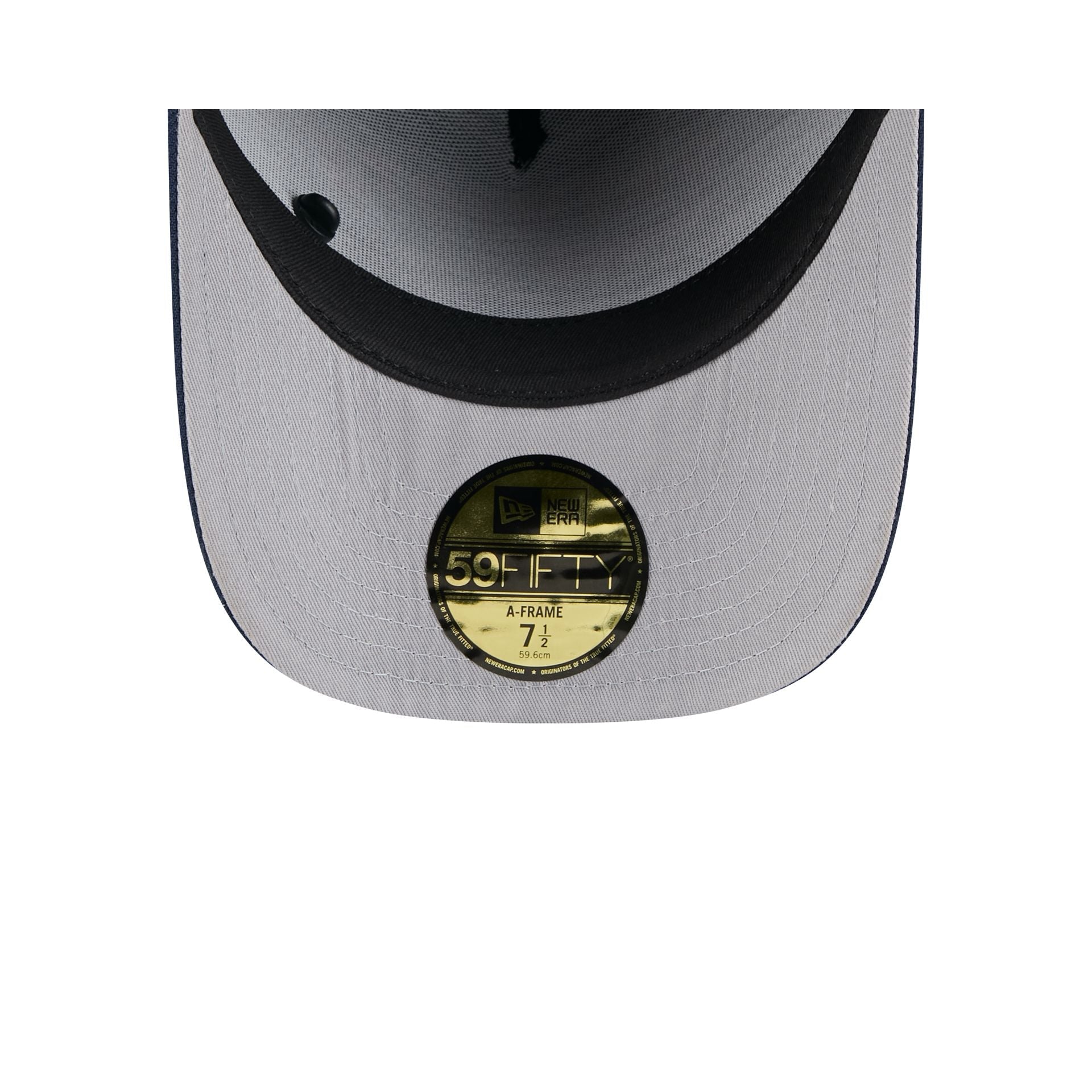 New England Patriots 2025 Draft Black 59FIFTY A-Frame Fitted Hat