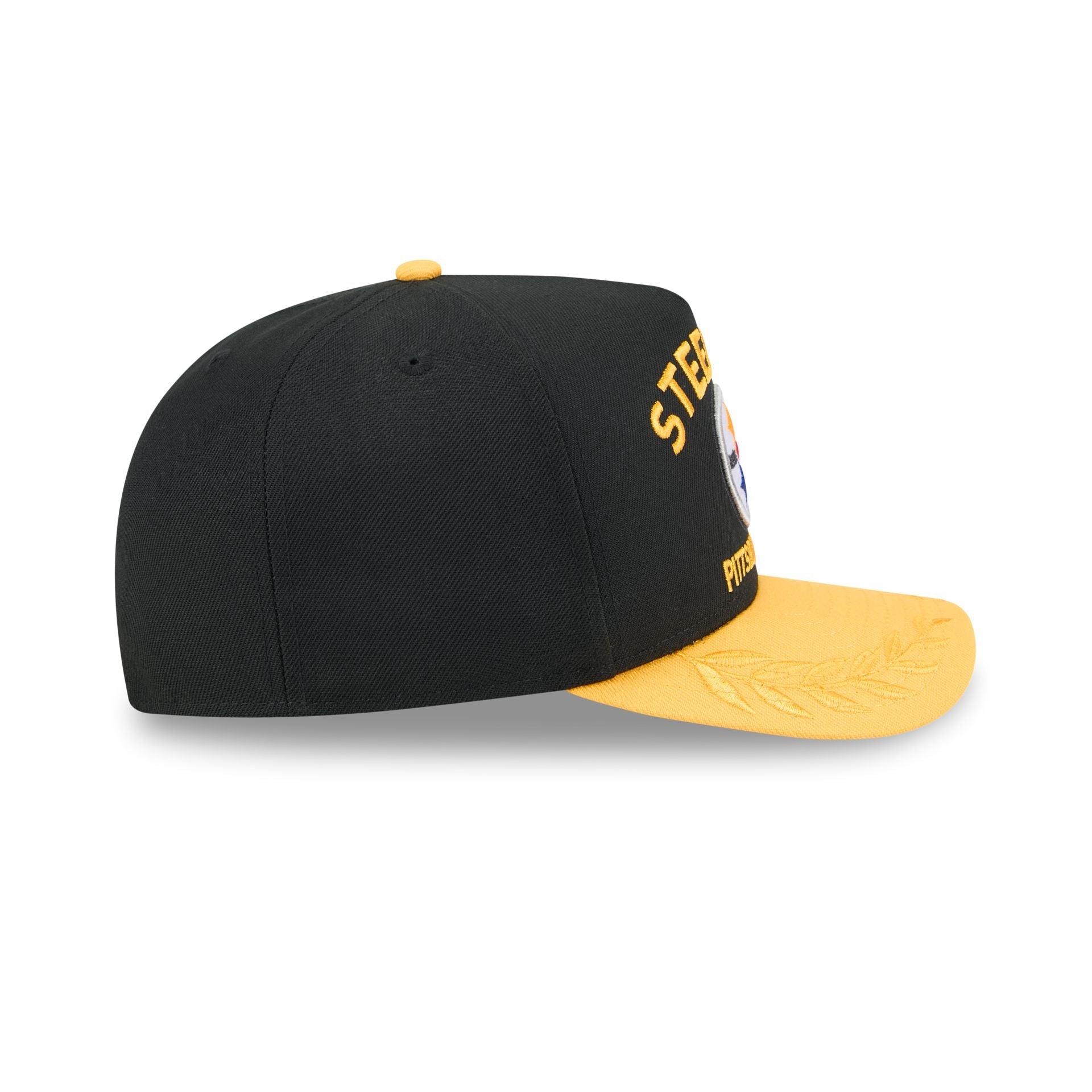 Pittsburgh Steelers 2025 Draft Black 59FIFTY A-Frame Fitted Hat