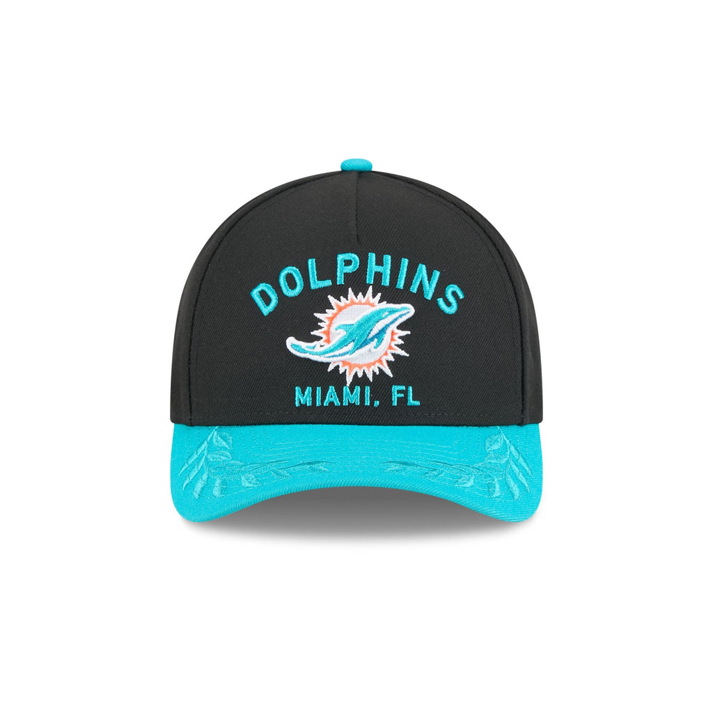 Miami Dolphins 2025 Draft 9FORTY M-Crown A-Frame Snapback Hat