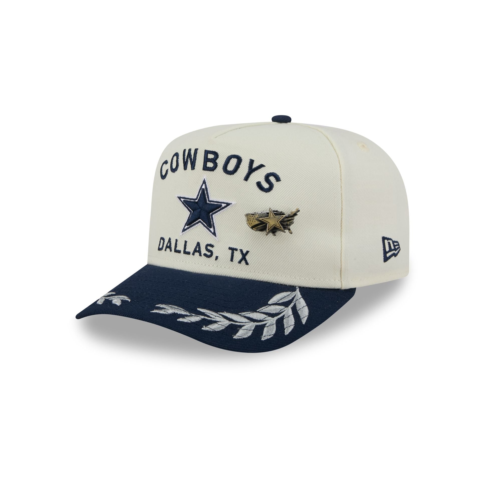 Dallas Cowboys 2025 Draft Chrome White 59FIFTY A-Frame Fitted Hat