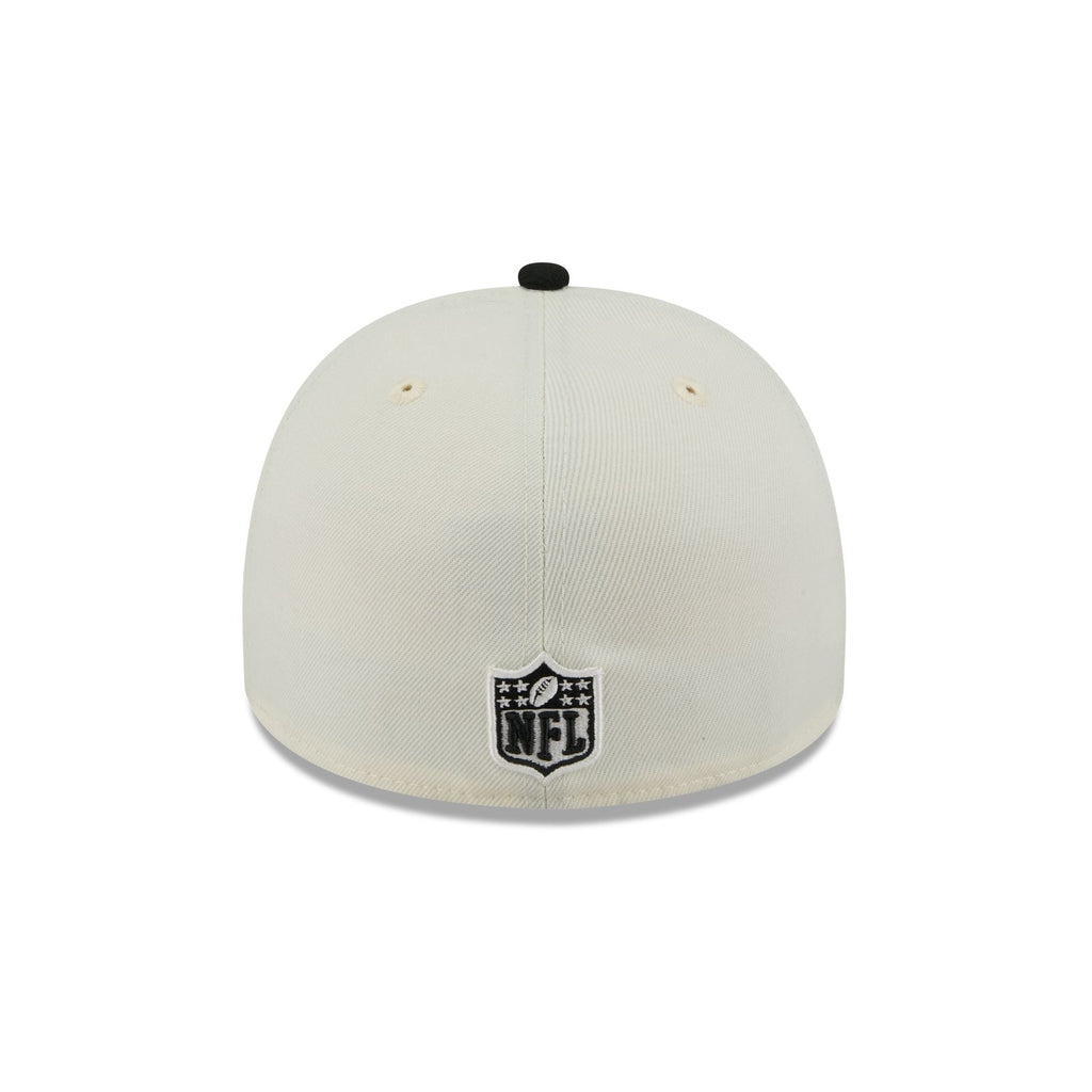 Las Vegas Raiders 2025 Draft Chrome White 59FIFTY A-Frame Fitted Hat