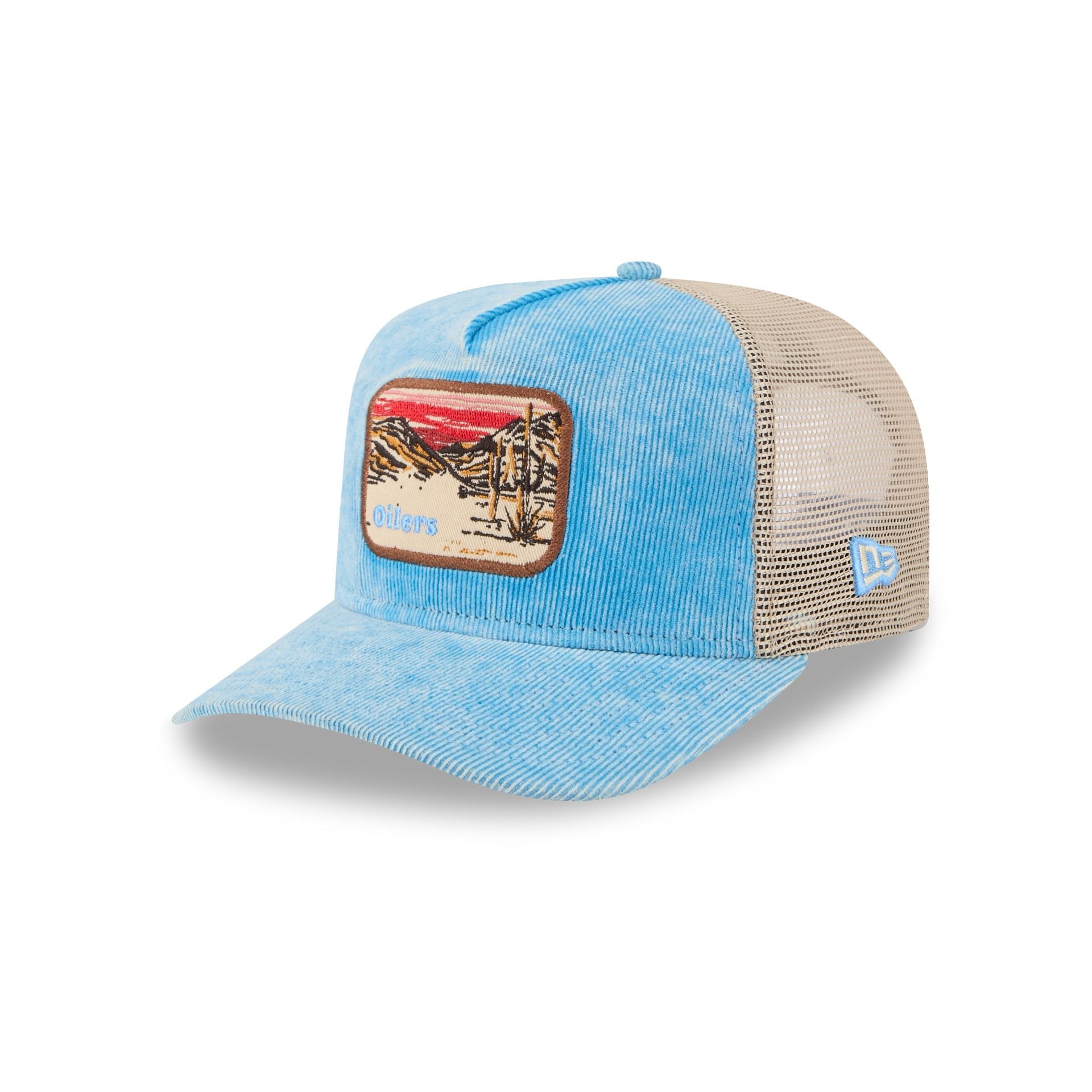 Oilers Vintage Landscape 9FIFTY A-Frame Trucker Hat