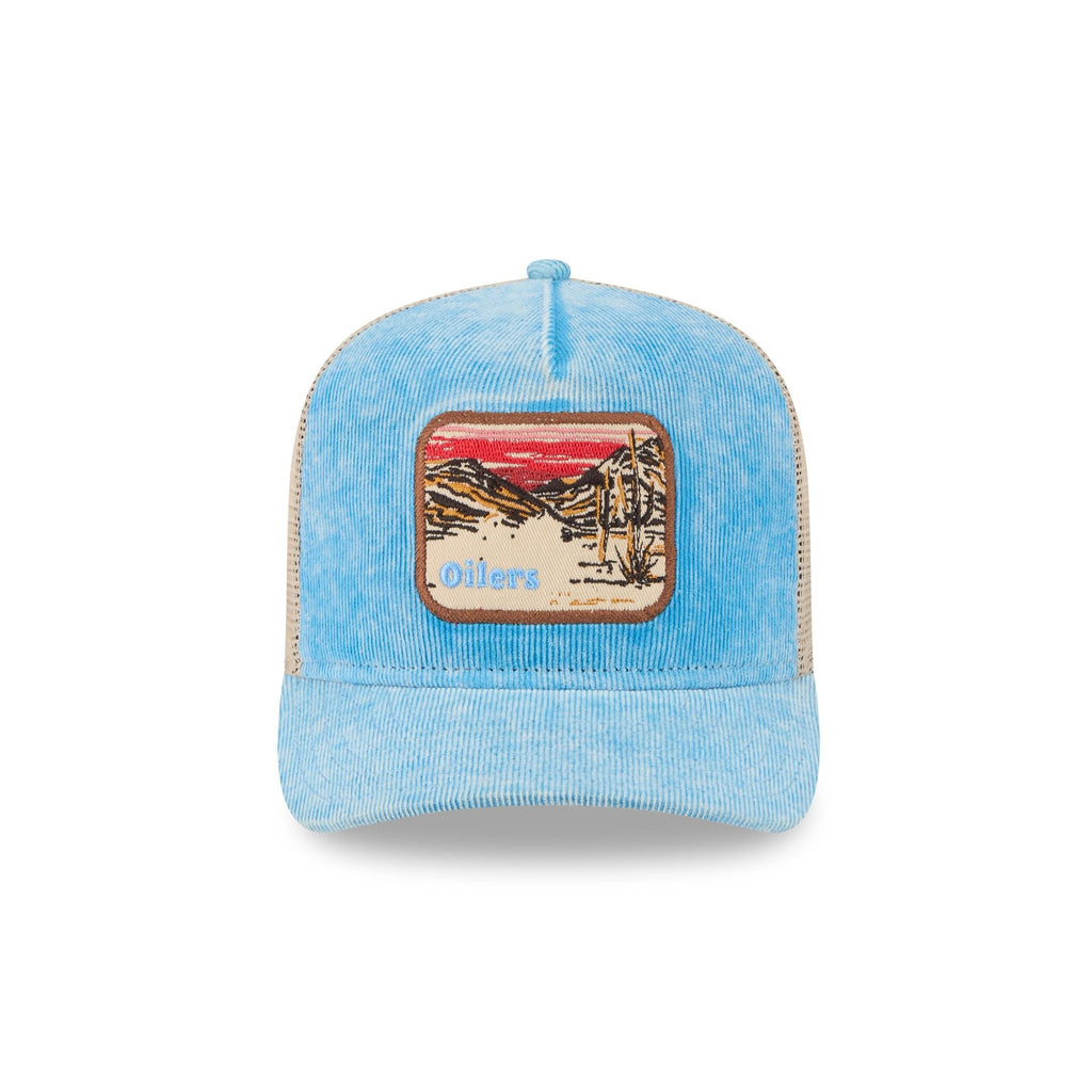 Oilers Vintage Landscape 9FIFTY A-Frame Trucker Hat