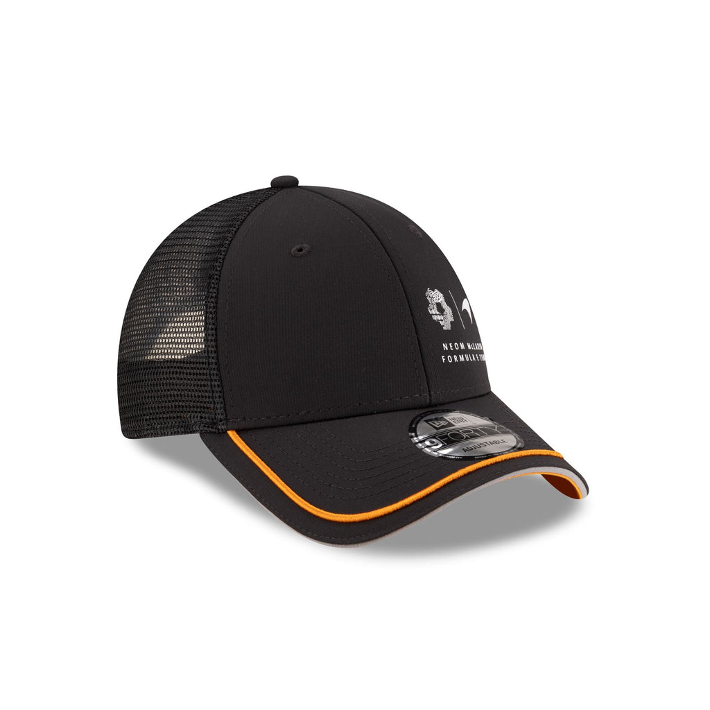 NEOM McLaren Formula E Team Black Repreve 9FORTY Trucker Hat