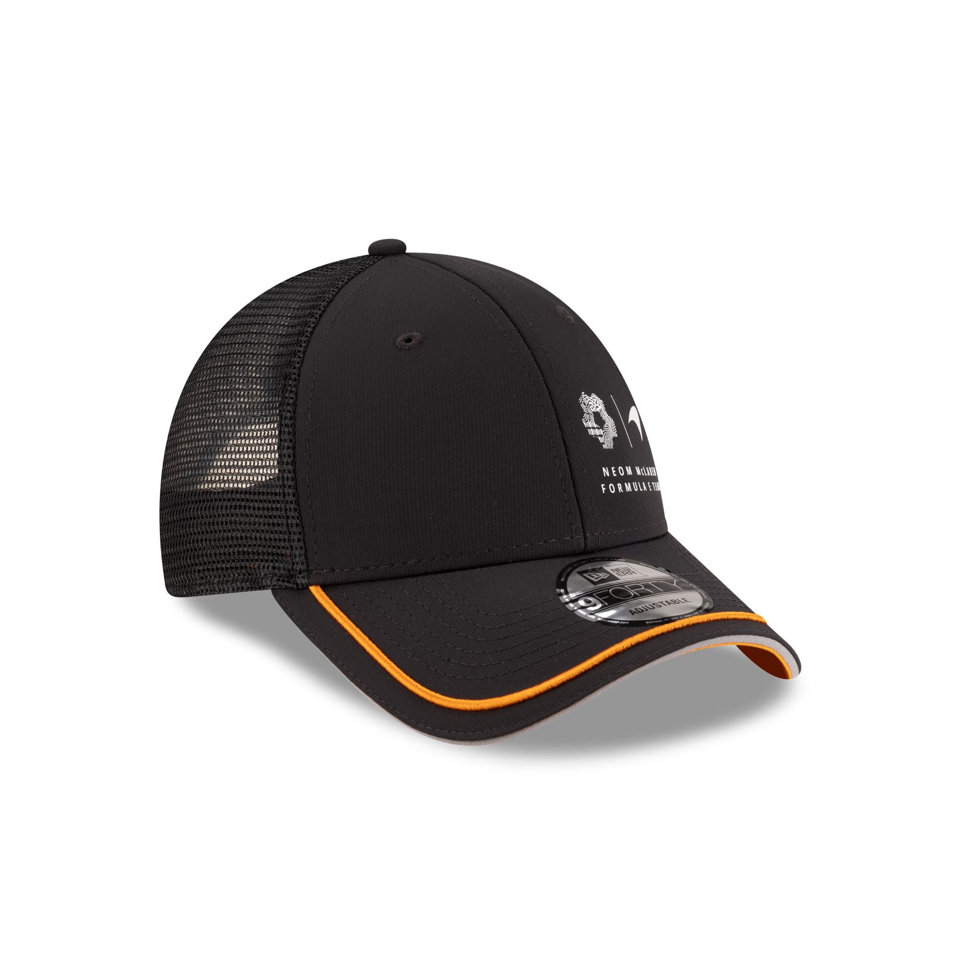 NEOM McLaren Formula E Team Black Repreve 9FORTY Trucker Hat