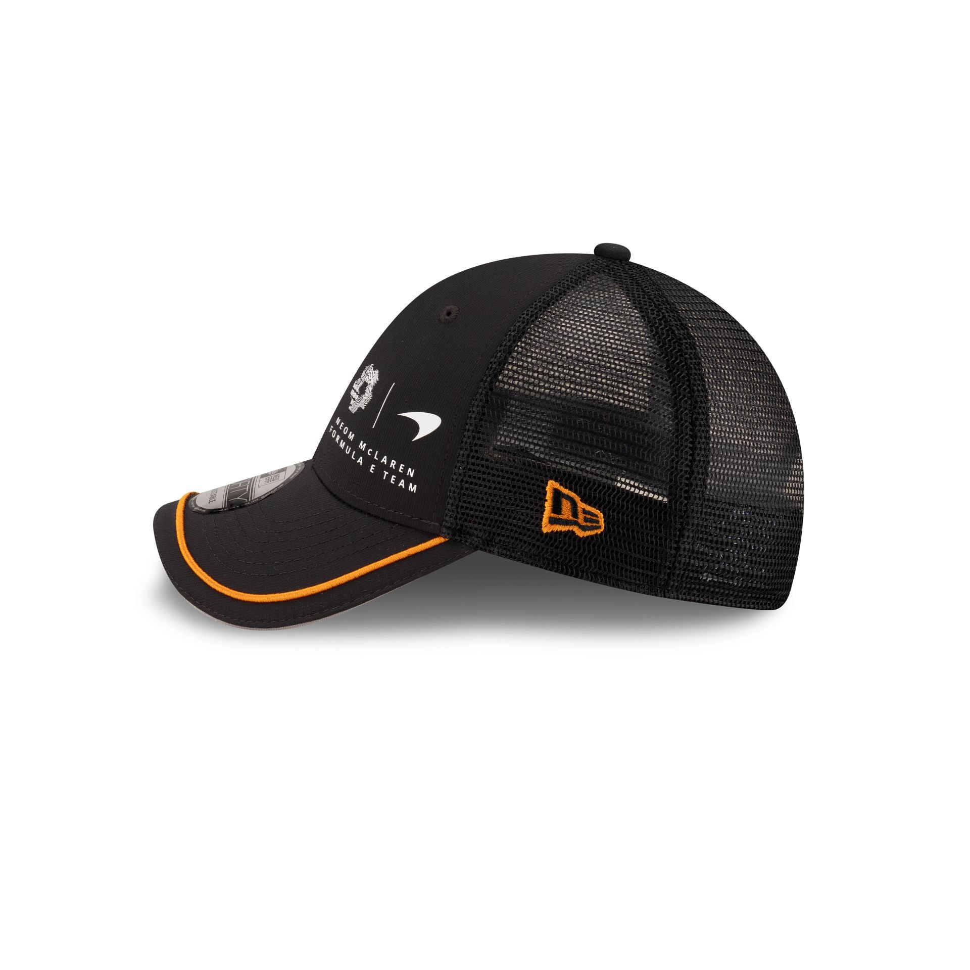 NEOM McLaren Formula E Team Black Repreve 9FORTY Trucker Hat