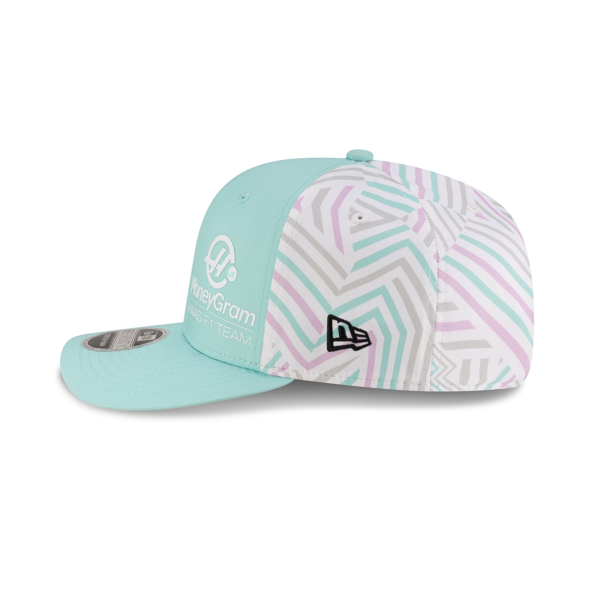2025 Miami Race Special MoneyGram Haas F1 Team 9SEVENTY Stretch-Snap Hat