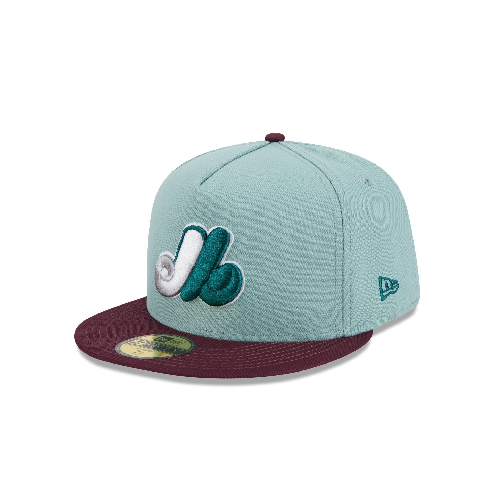 Montreal Expos Beach Kiss Blue 59FIFTY A-Frame Fitted Hat