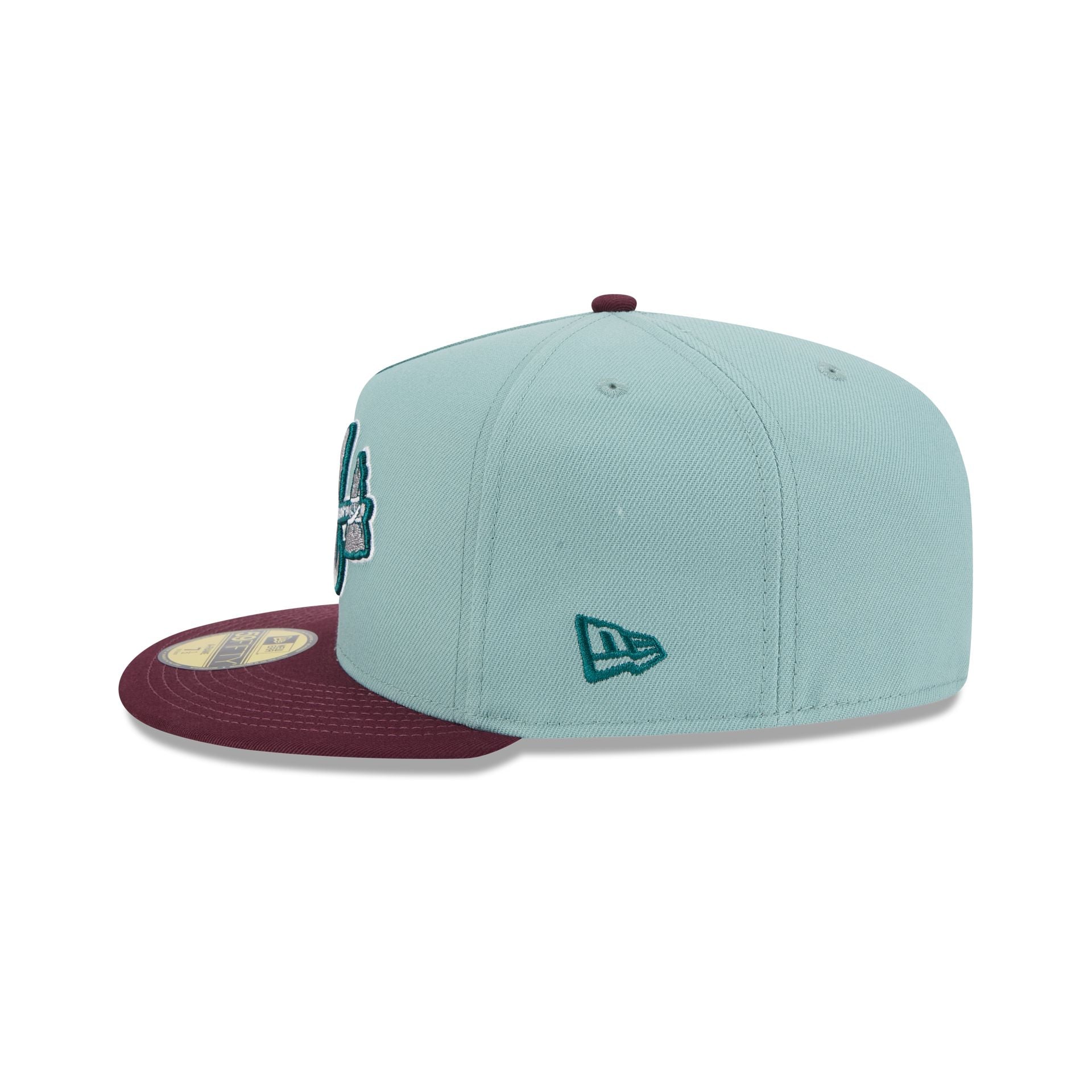 Atlanta Braves Beach Kiss Blue 59FIFTY A-Frame Fitted Hat