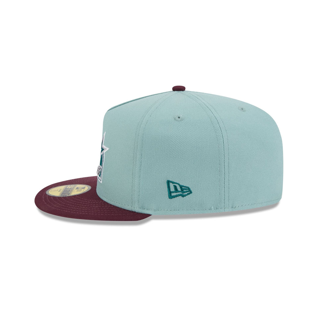 Houston Astros Beach Kiss Blue 59FIFTY A-Frame Fitted Hat