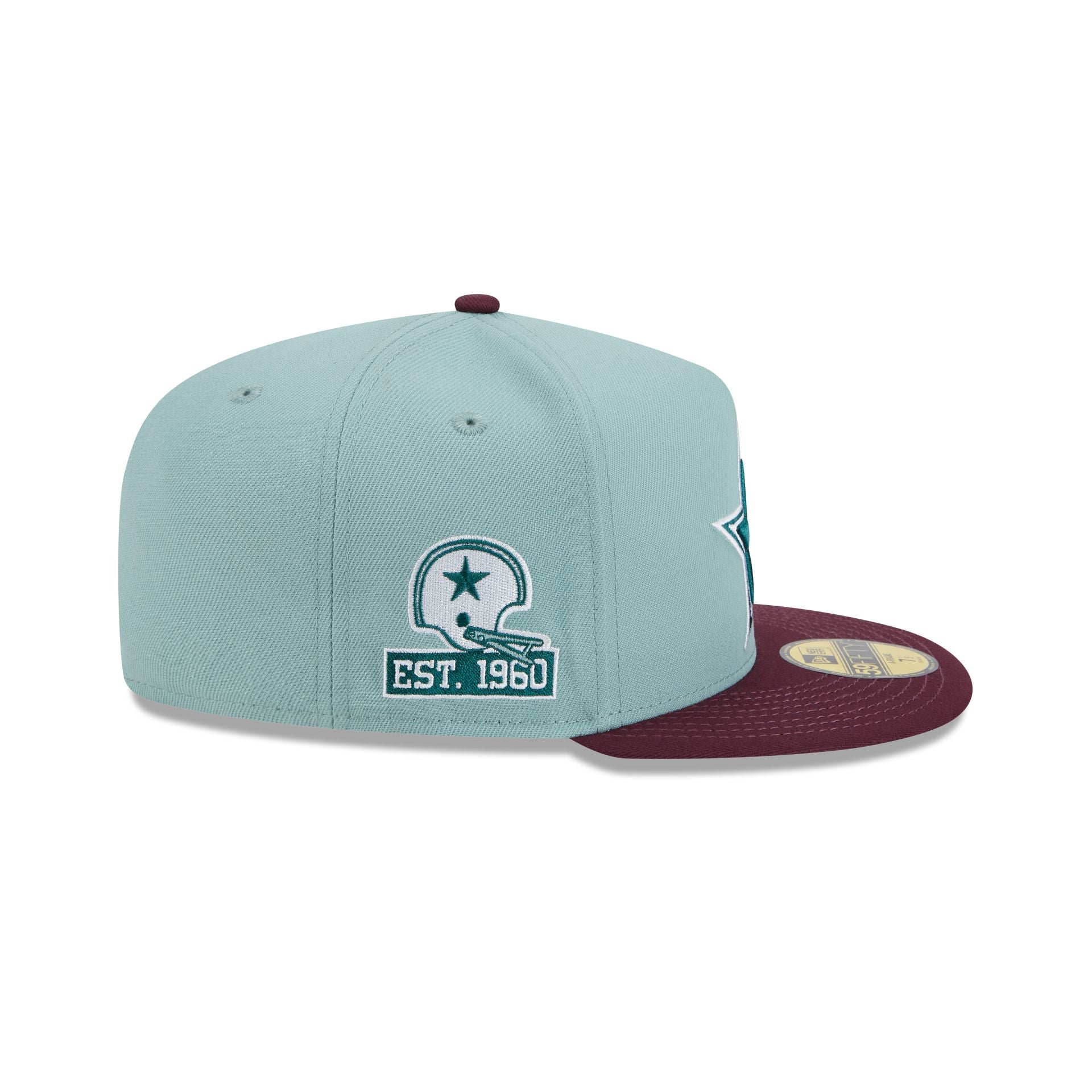 Dallas Cowboys Beach Kiss Blue 59FIFTY A-Frame Fitted Hat