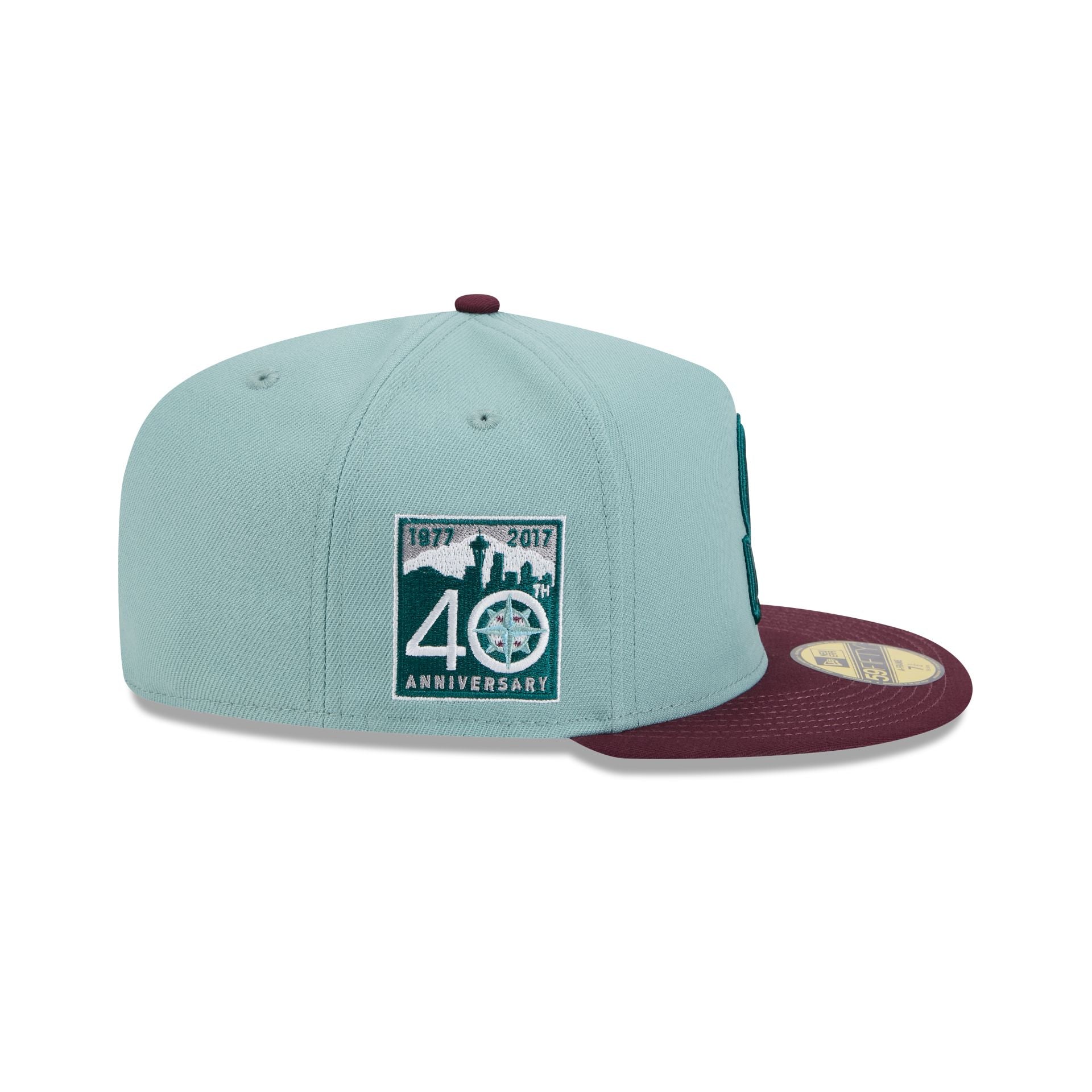 Seattle Mariners Beach Kiss Blue 59FIFTY A-Frame Fitted Hat