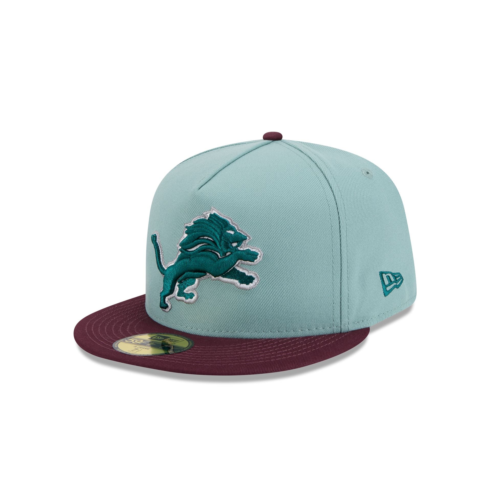 Detroit Lions Beach Kiss Blue 59FIFTY A-Frame Fitted Hat
